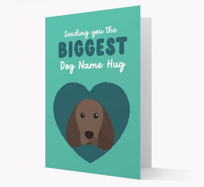 Biggest Hug: Personalised {breedFullName} Card